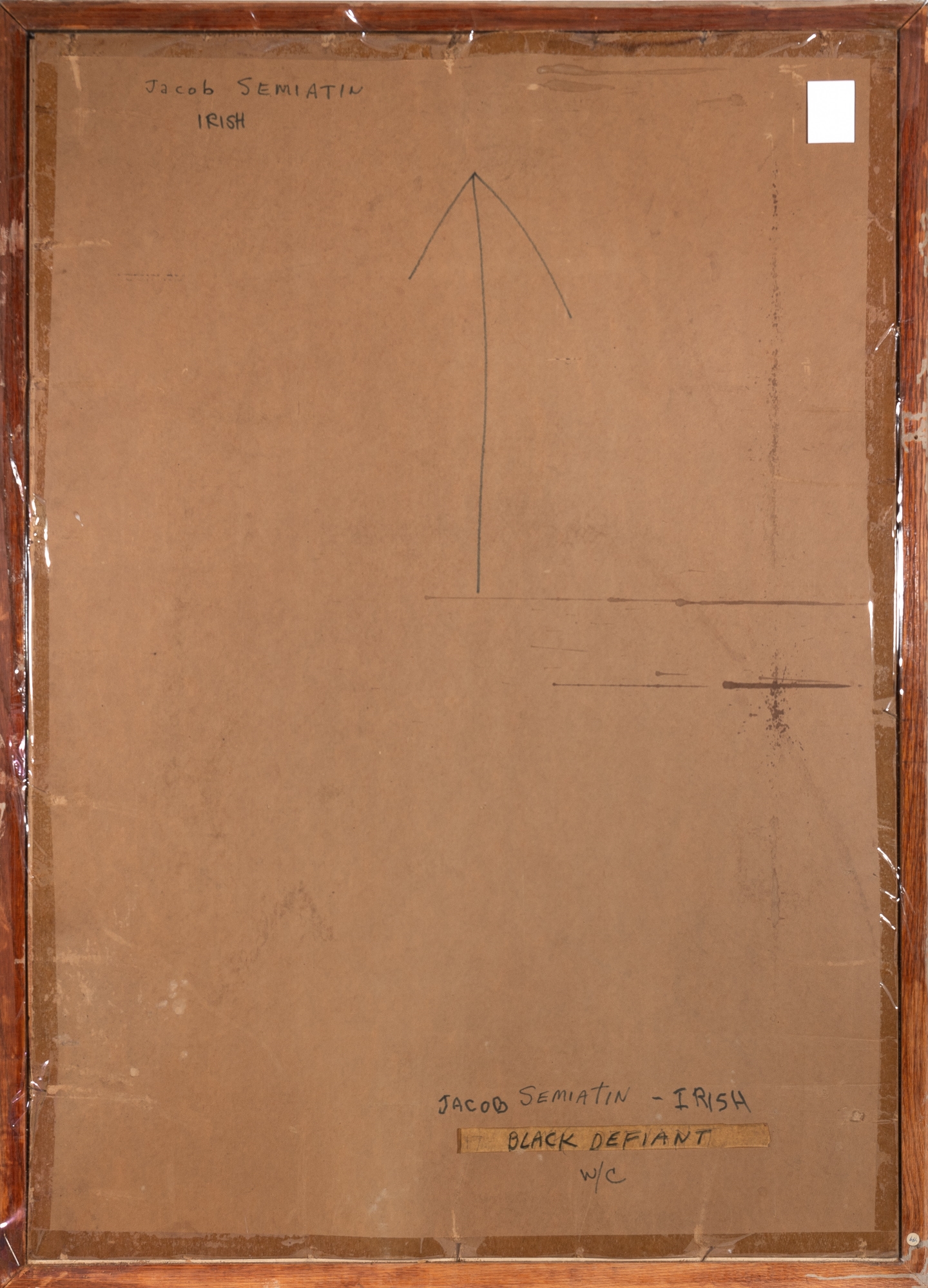 Artwork by Jacob Semiatin, Abstract Compositions, Made of Watercolor on paper