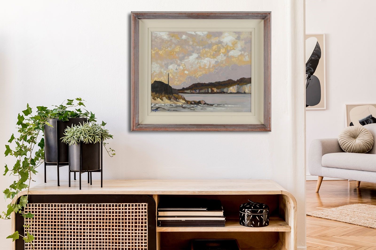 Artwork by Alex McKenna, 'TURF LOADING BAY, ACHILL', Made of OIL ON BOARD