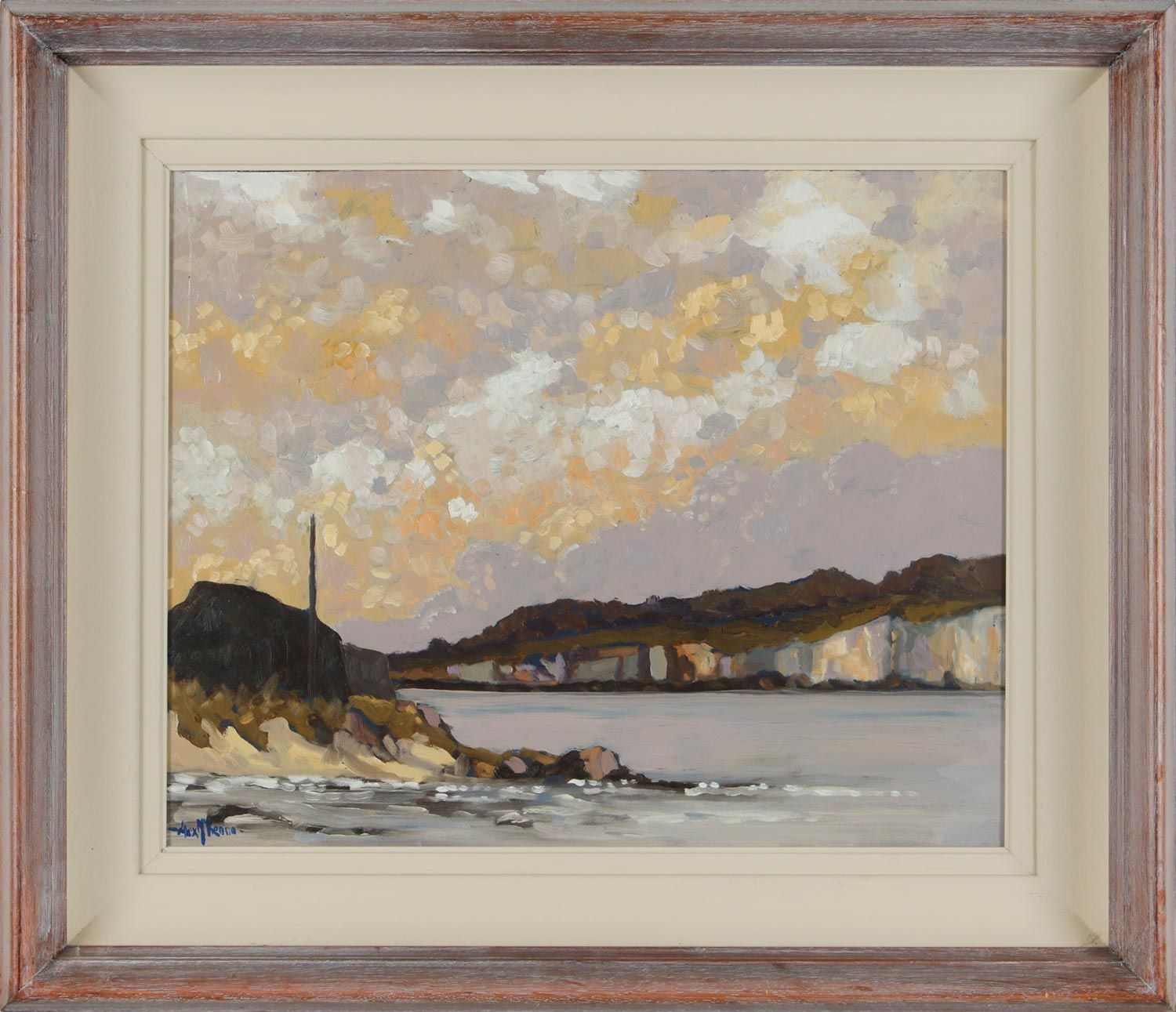 Artwork by Alex McKenna, 'TURF LOADING BAY, ACHILL', Made of OIL ON BOARD