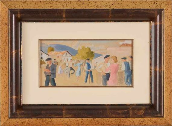 Ramiro Arrue | Gaineko Plaza à Olhette, vers 1935 (Circa 1935) | MutualArt