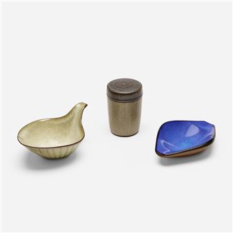 Collection of three tablewares - Rupert J.  Deese