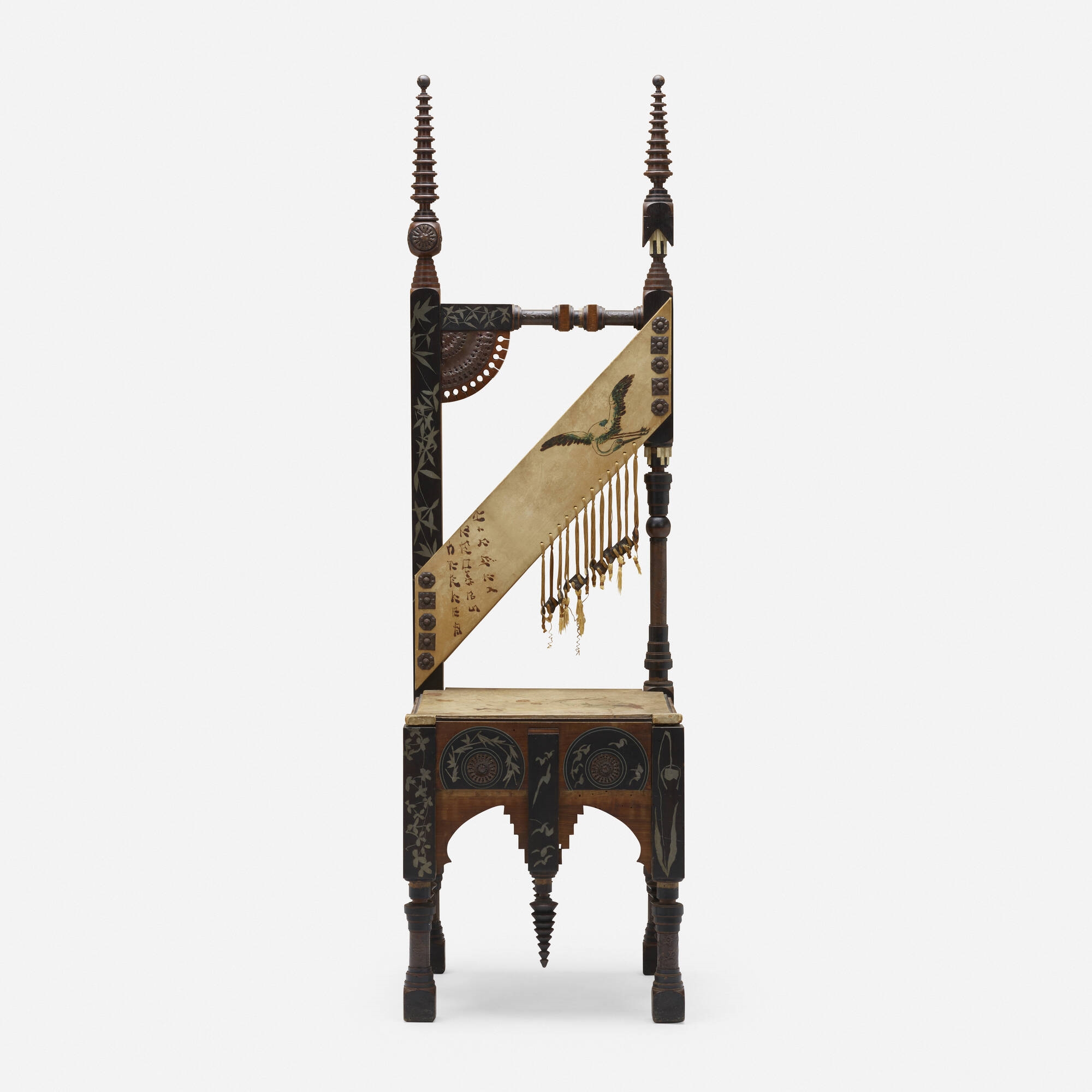 Carlo Bugatti | Hall chair (1895) | MutualArt