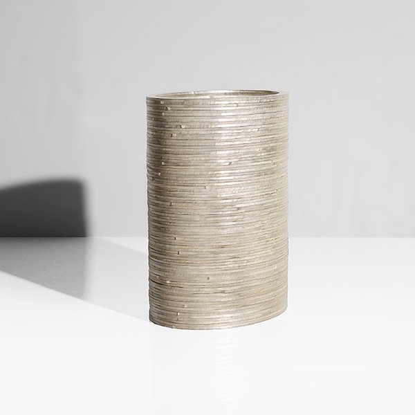 Artwork by David Huycke, 'Ovalinder #2' 2011, Made of Silver, oval