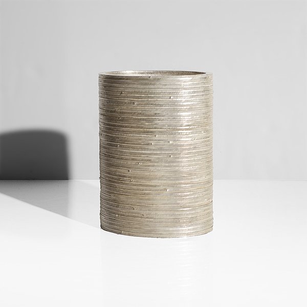 Artwork by David Huycke, 'Ovalinder #2' 2011, Made of Silver, oval