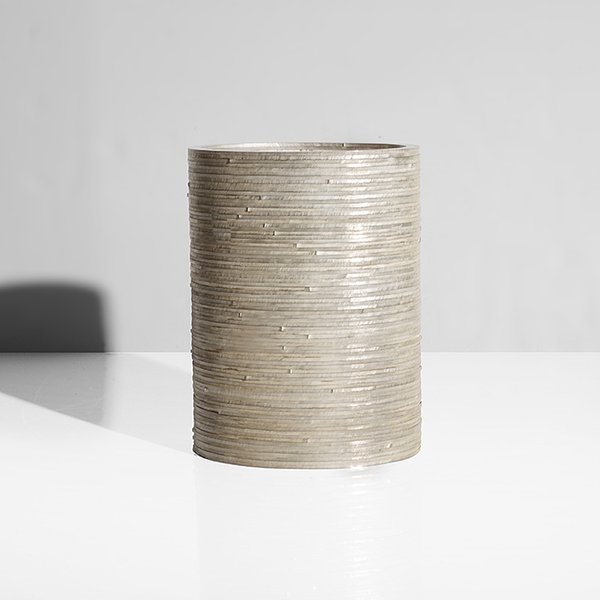 Artwork by David Huycke, 'Ovalinder #2' 2011, Made of Silver, oval