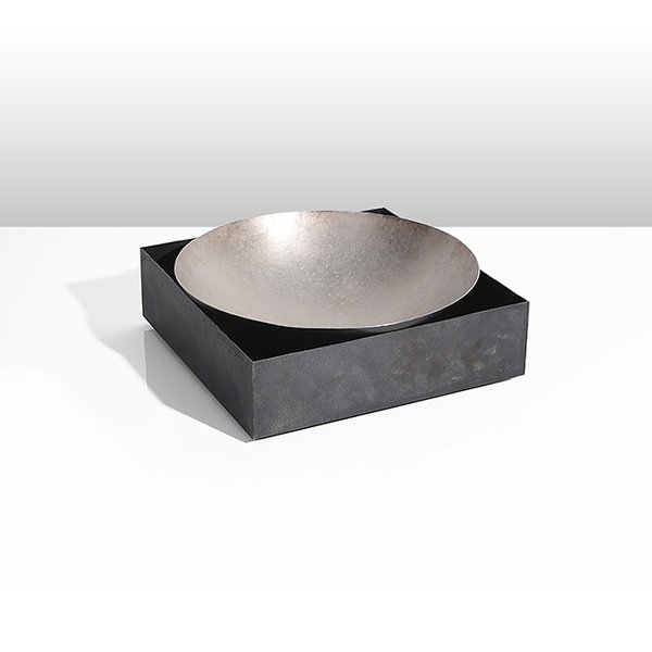 Artwork by David Huycke, 'Round Square 2', Made of Silver