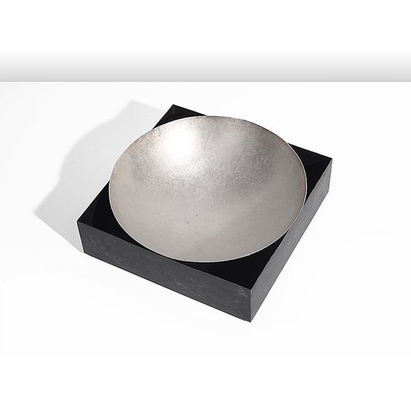 Artwork by David Huycke, 'Round Square 2', Made of Silver
