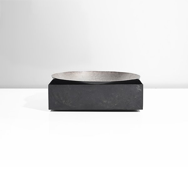 Artwork by David Huycke, 'Round Square 2', Made of Silver