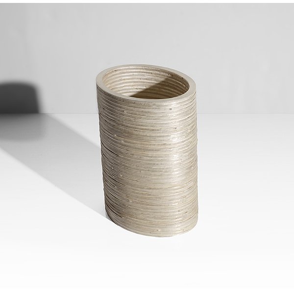 Artwork by David Huycke, 'Ovalinder #2' 2011, Made of Silver, oval