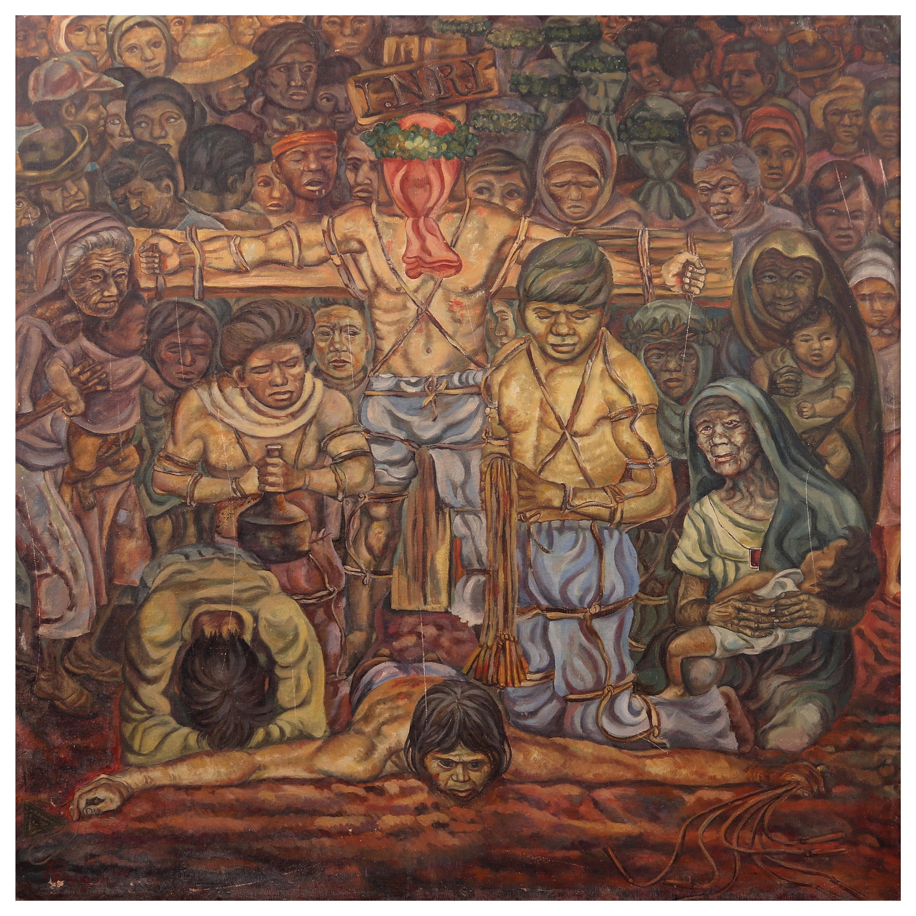 Artwork by Perdigon Vocalan, Flagelantes, Made of oil on canvas