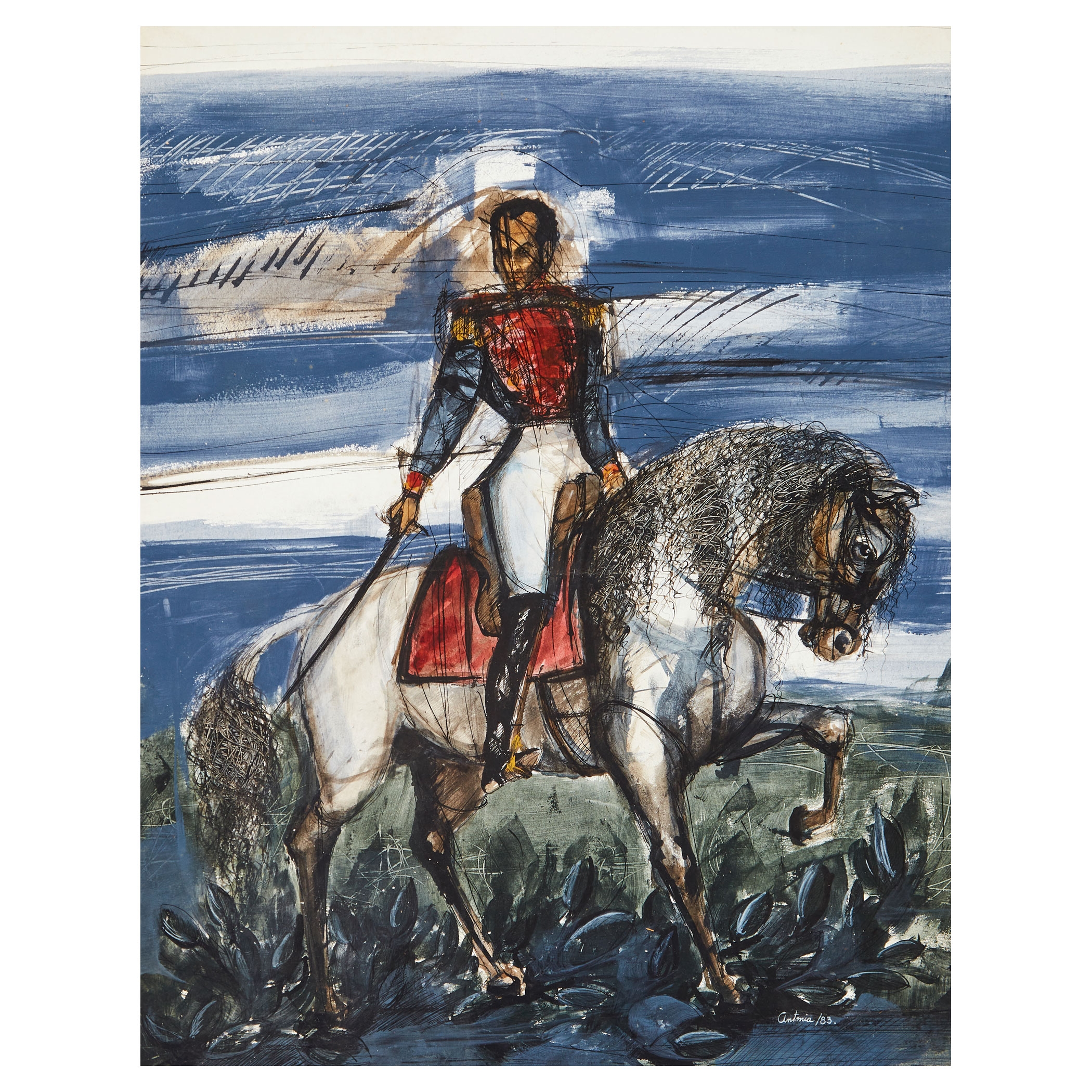Simon Bolivar Riding Horse