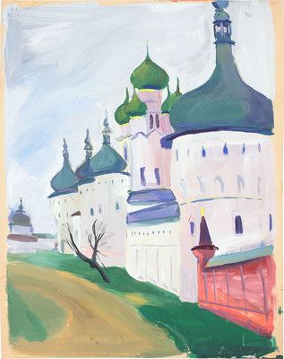 Rostov the Great. From the Monasteries series by Konstantin Borisovich Nazarov, 1969