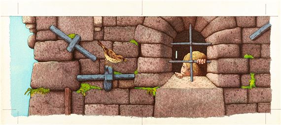 Roberto Innocenti | The King of birds (1973) | MutualArt