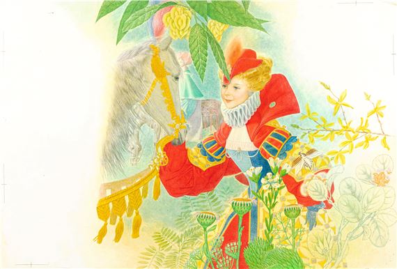 The little goose keeper by Ugo Fontana, 1966