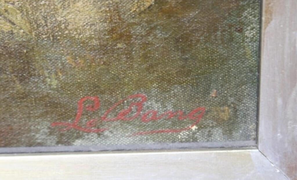 Artwork by L. Bang, PAN WITH NYMPHS