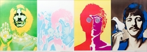 Artwork by Richard Avedon, The Beatles, Made of offset lithographs in colours
