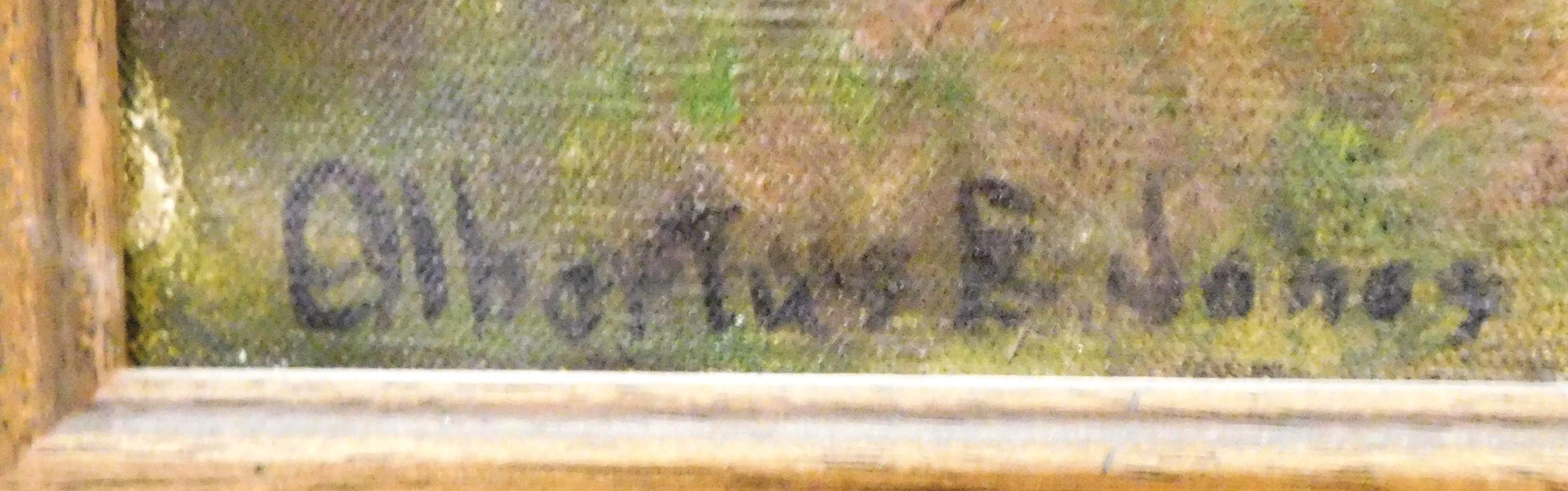 Artwork by Albertus Eugene Jones, Village in the Valley, Made of oil on canvas