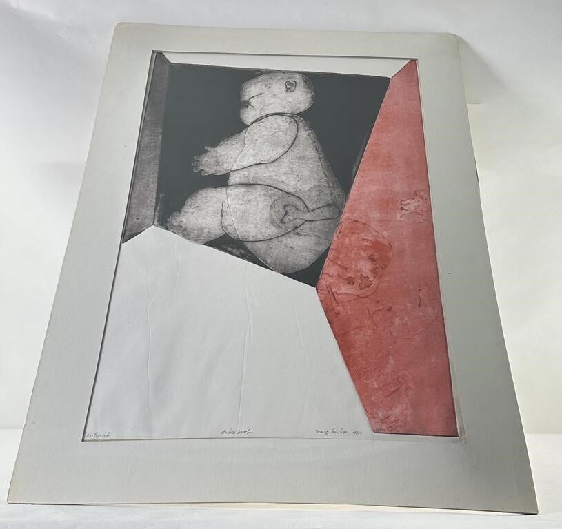 Artwork by Nancy Erickson, Montana, Made of Collagraph Print