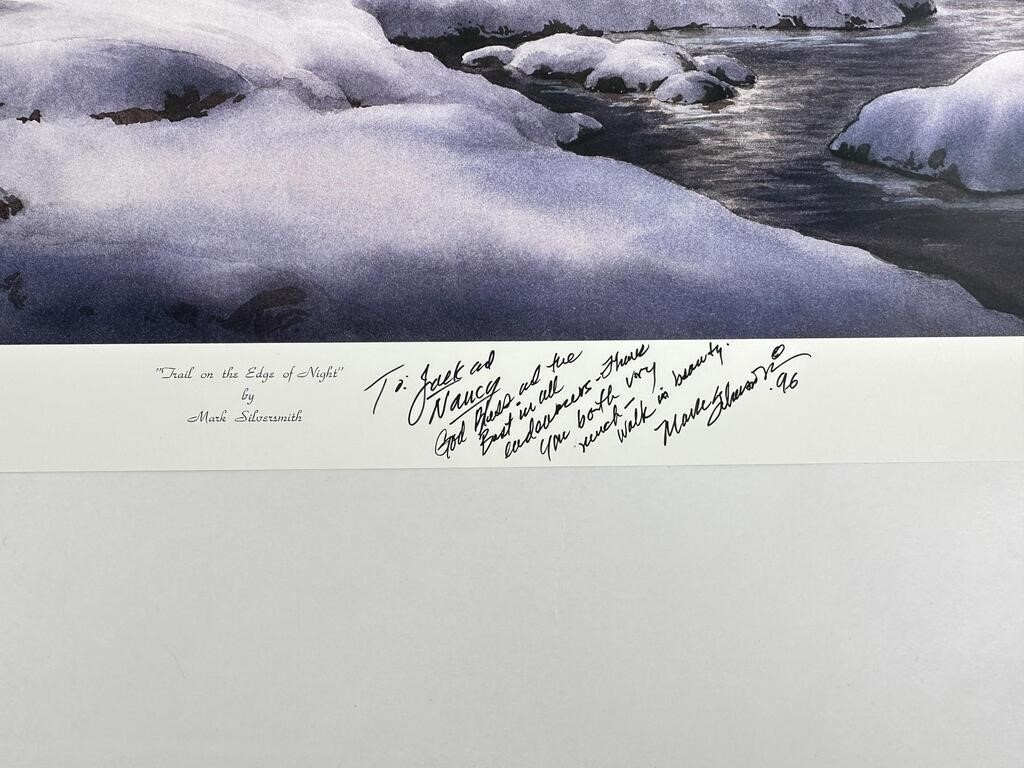 Mark Silversmith | Trail Edge of Night | MutualArt