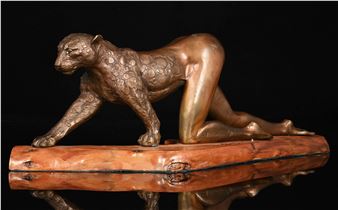 Anthropomorphic Woman Leopard - Gile Brun