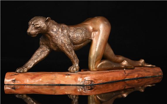 Anthropomorphic Woman Leopard - Gile Brun