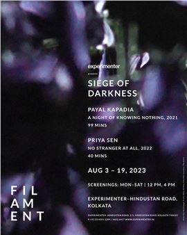 Payal Kapadia & Priya Sen: Siege of Darkness - Experimenter, Hindusthan Road