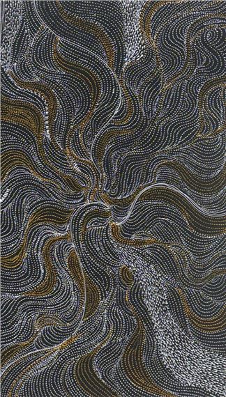 Bush Seed and Leaf Dreaming 2022 by Abie Loy Kemarre, 2022