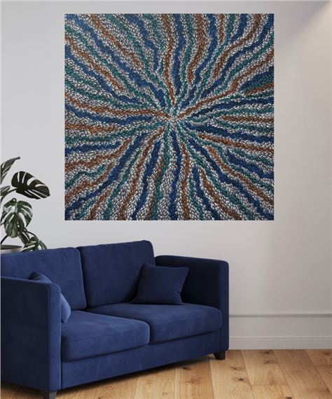 Bush Medicine Leaf Dreaming 2020 by Abie Loy Kemarre, 2020