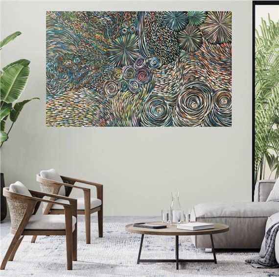 Bush Medicine Dreaming 2023 by Abie Loy Kemarre, 2023