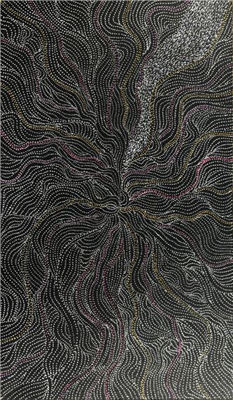 Bush Seed and Leaf Dreaming 2022 by Abie Loy Kemarre, 2022