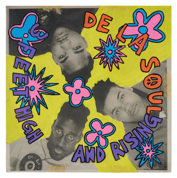 Toby Mott | Cover art for the De La Soul debut album '3 Feet