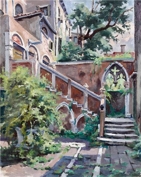 Cortile di Palazzo Contarini della Porta di Ferro, Venezia