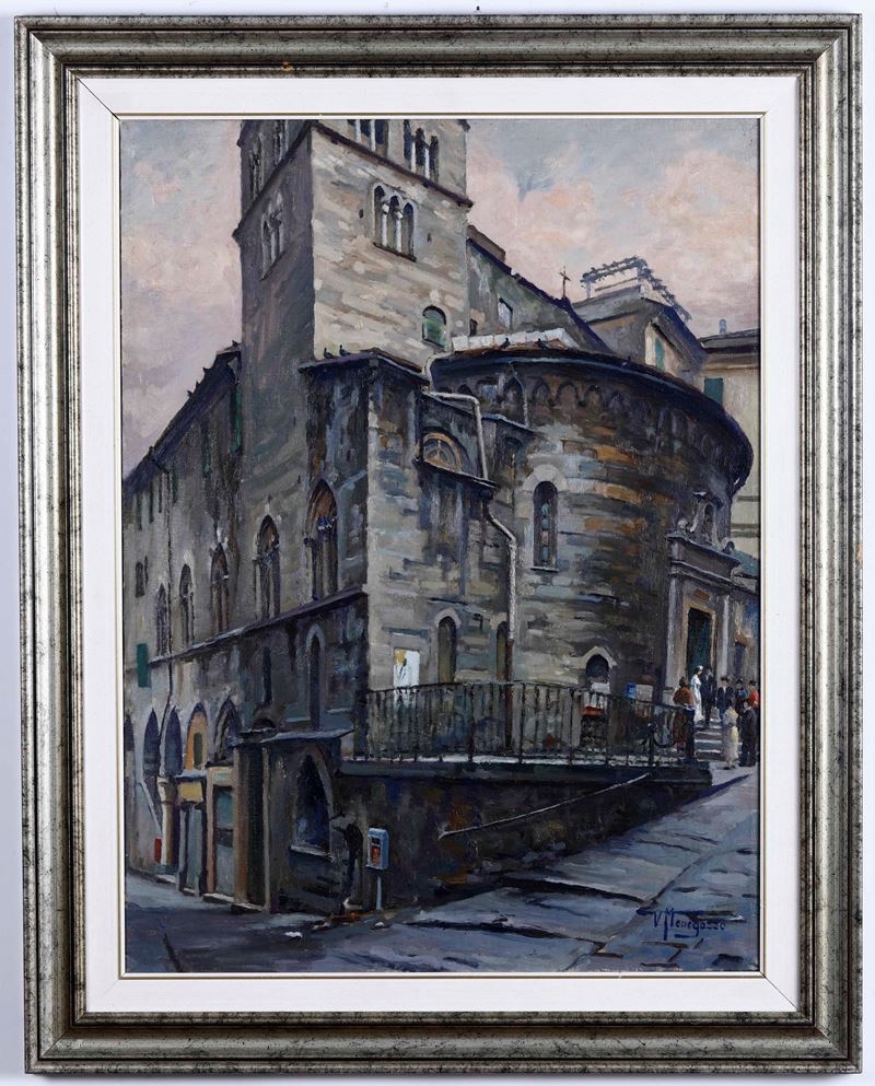 Artwork by Vasco Menegozzo, Chiesa, Made of oil on canvas