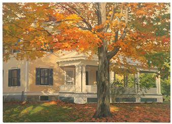 "Front Porch, Vermont". - Sturman