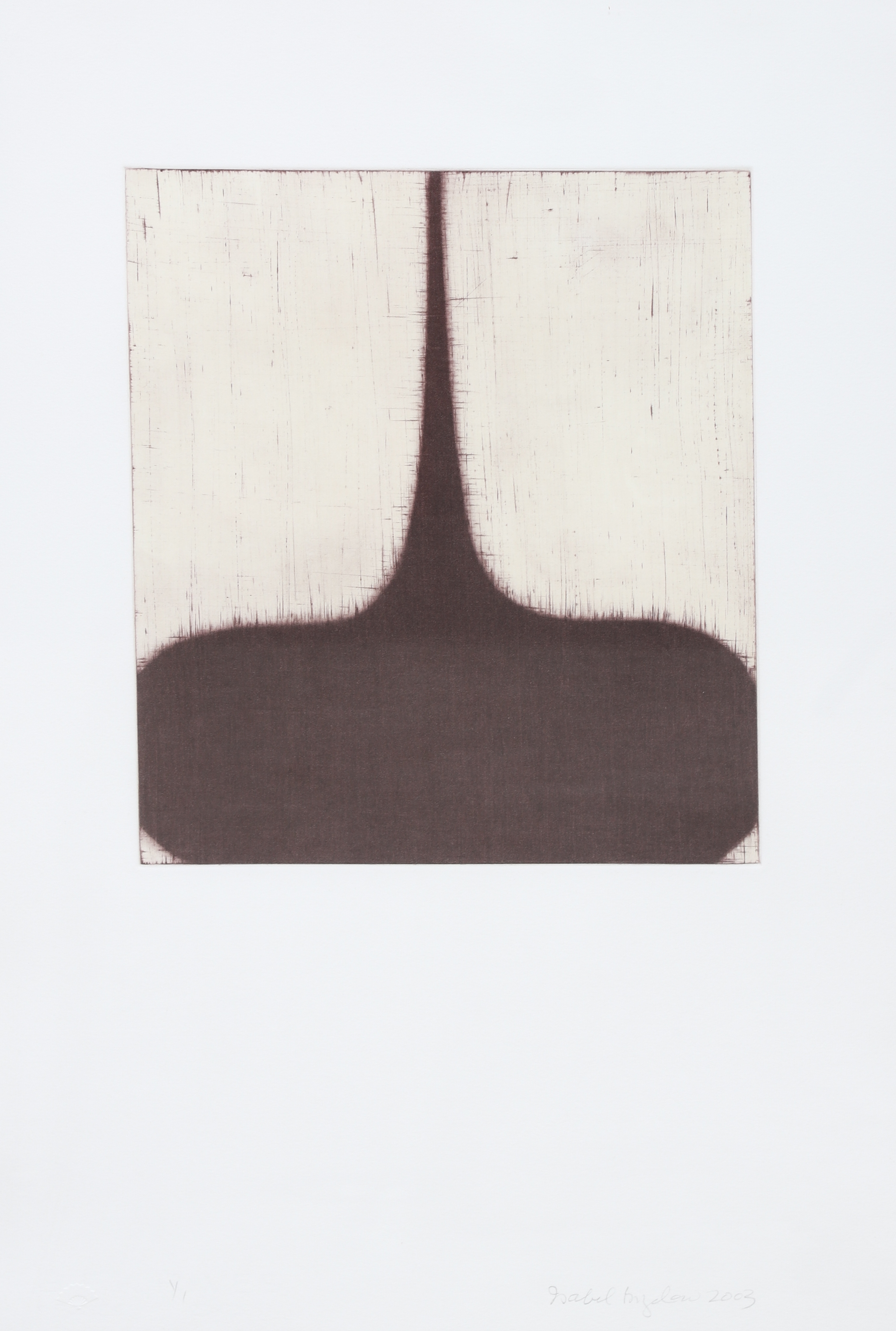 Artwork by Isabel Bigelow, Abstract monoprints, Made of color etching on paper (4)