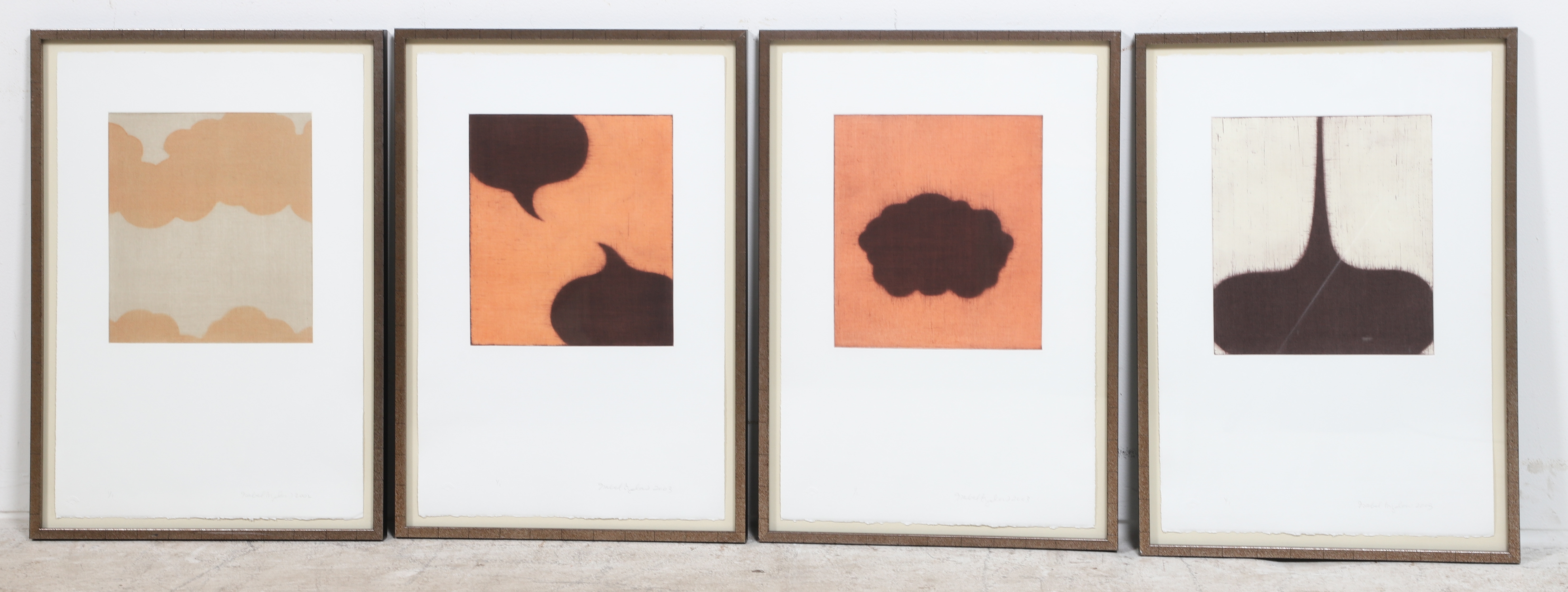 Artwork by Isabel Bigelow, Abstract monoprints, Made of color etching on paper (4)