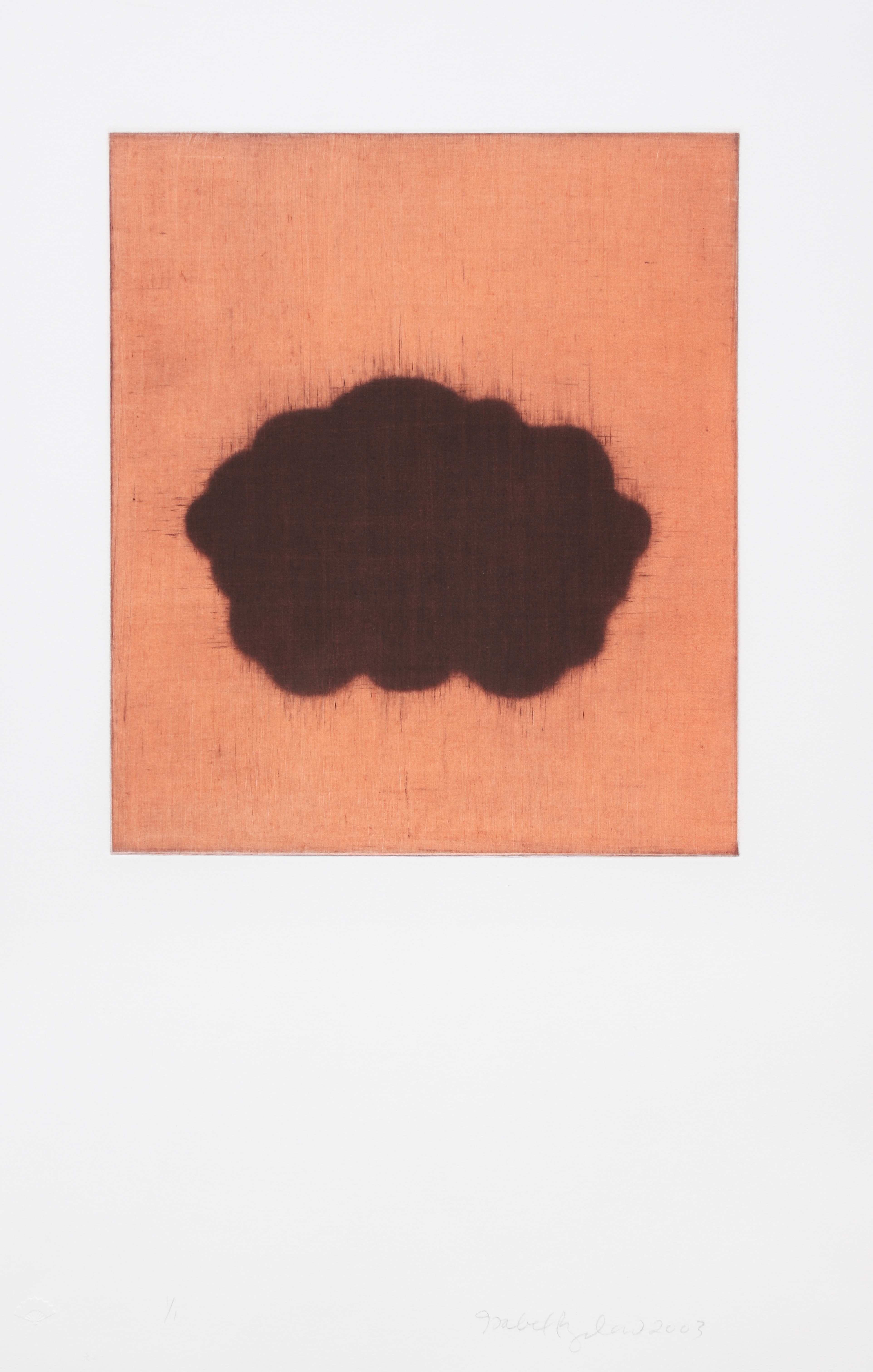 Artwork by Isabel Bigelow, Abstract monoprints, Made of color etching on paper (4)