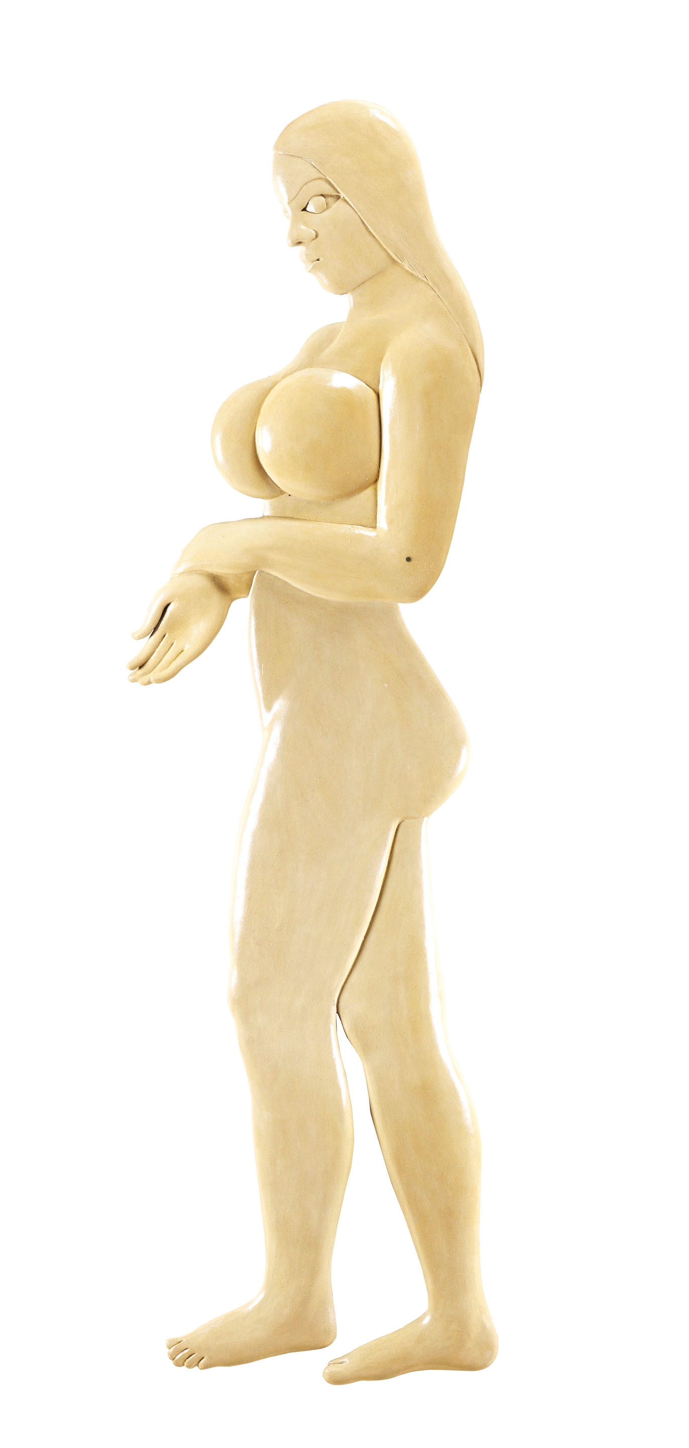 Artwork by Hamra Abbas, Pinups, Made of mixed media installation including terracotta