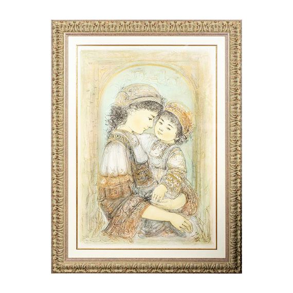 Edna Hibel | Mother and child of Thera is an outstanding color ...