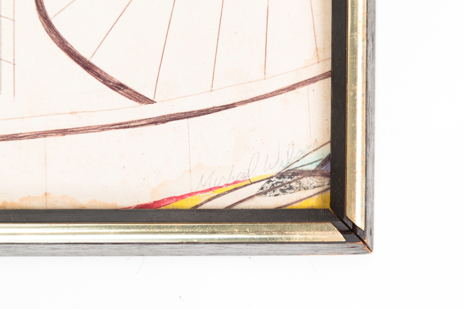 Artwork by Michael Wilson, THREE PIECES OF FOLK ART., Made of watercolor