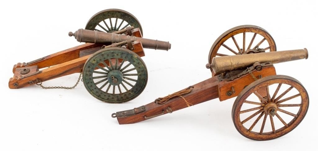 Diminutive cannon models - Malcolm Wilde Browne