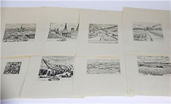 Des portraits, paysages ruraux, scènes de genre, rues animées, bal populaire, natures mortes, sous-bois, vues d'églises, vignes - André Jacquemin