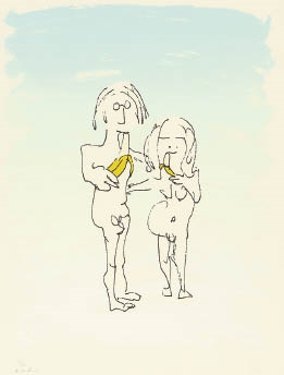 Artwork by John Lennon, Two Virgins, Made of screenprint