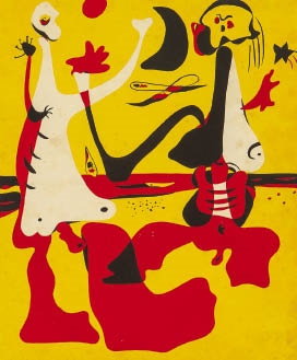 Figures davant el mar from D'ACI I D'ALLA by Joan Miró, 1934