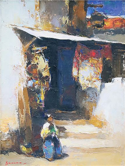 Kamponghoekje Soerabaia by Gerard Pieter Adolfs, 1960