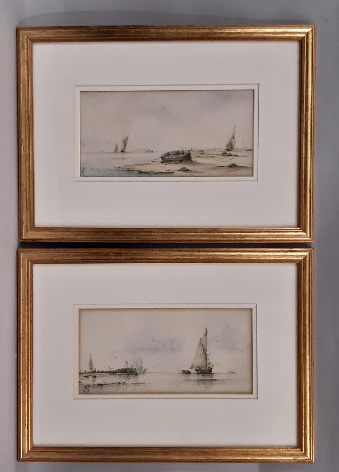 Artwork by Richard W. Markes, Coastal scenes, Made of watercolours