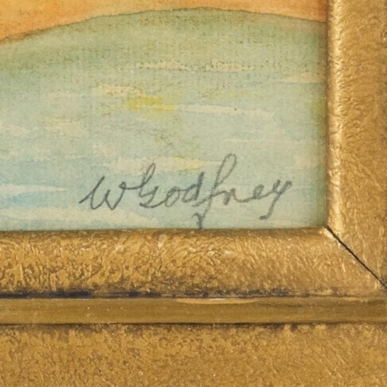 William Godfrey | A barn | MutualArt