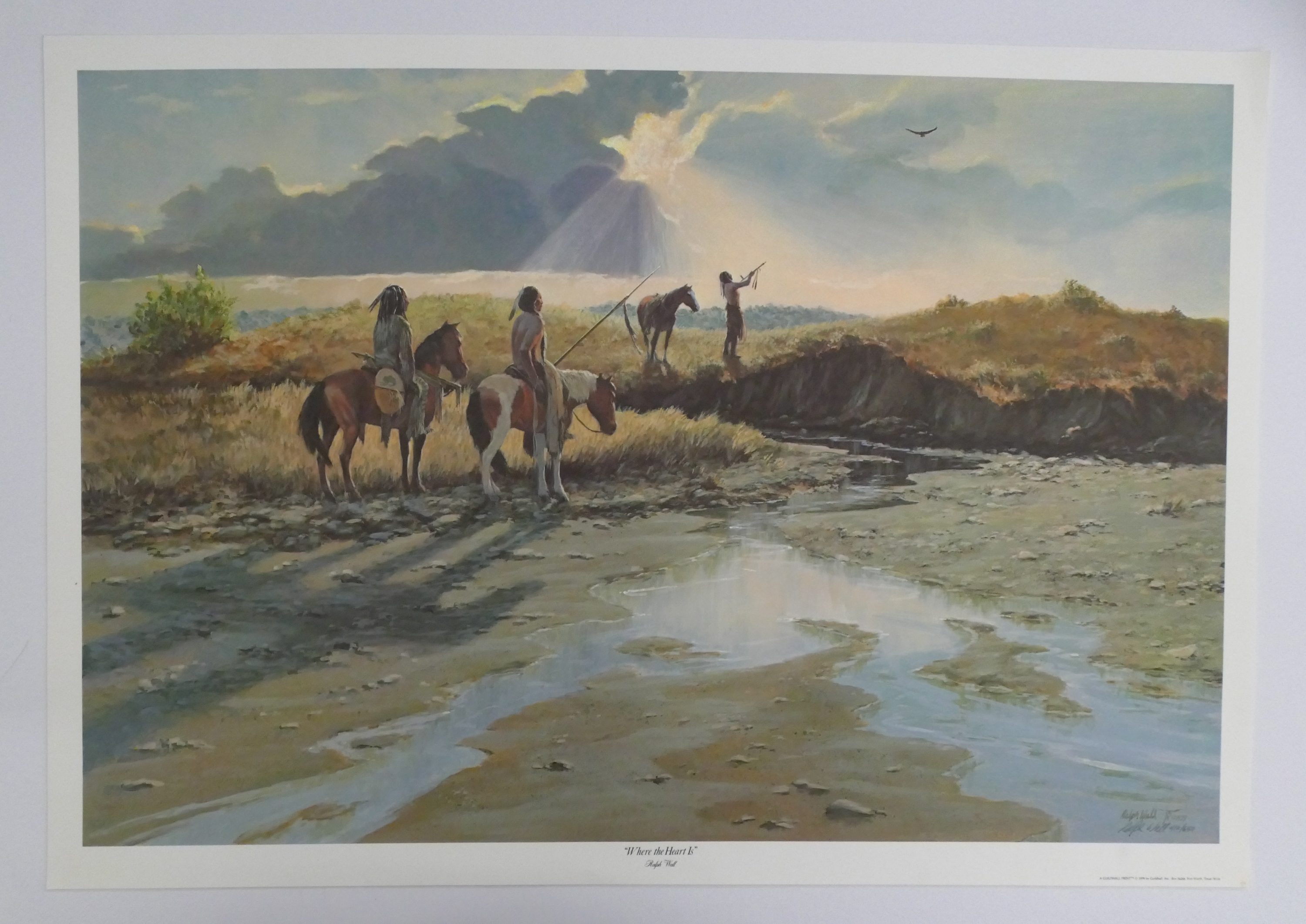 Artwork by Ralph Wall, Where The Heart Is, Made of Print in Portfolio