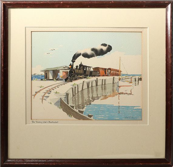 Doris Riker Beer | “The Dummy Line – Nantucket” | MutualArt