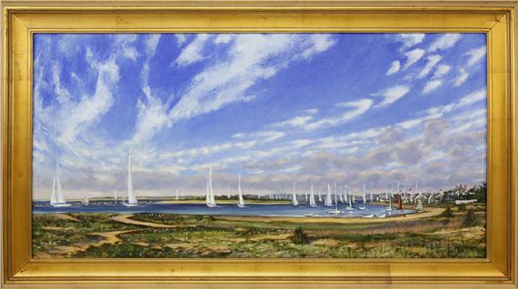 “Yachting Day – Nantucket Harbor” by Ilya Kagan